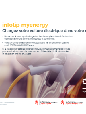 Infotipp - Chargez votre voiture électrique dans votre résidence