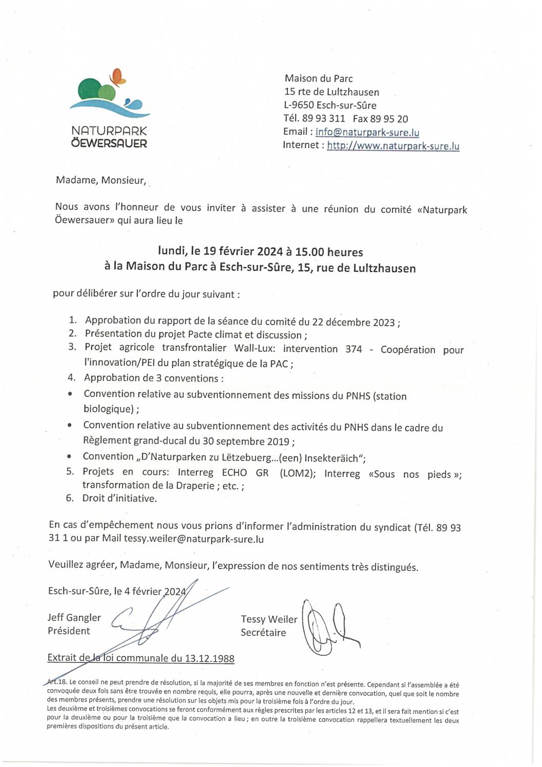 2024.02.09_Convocation comité Naturpark - Réunion du 19.02.2024