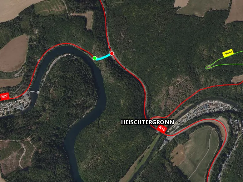 Avis au public – Route Barré N27 Heiderscheidergrund – Esch-sur-Sûre