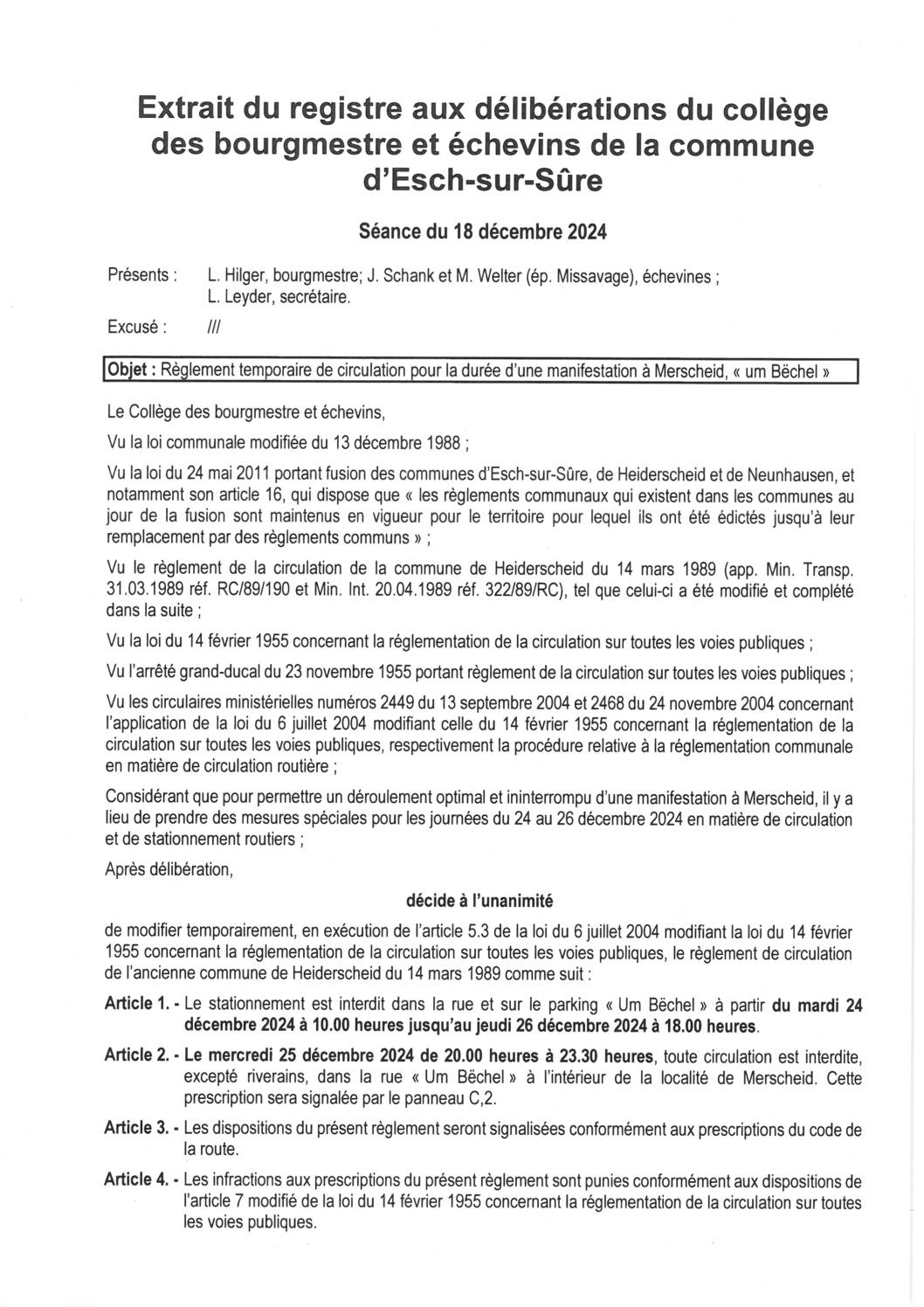 2024.12.18_Règlement temporaire de circulation à Merscheid (um Bëchel) du 24.12 au 26.12.2024