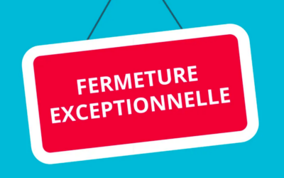 Fermeture exceptionnelle en date du 29.11.2024