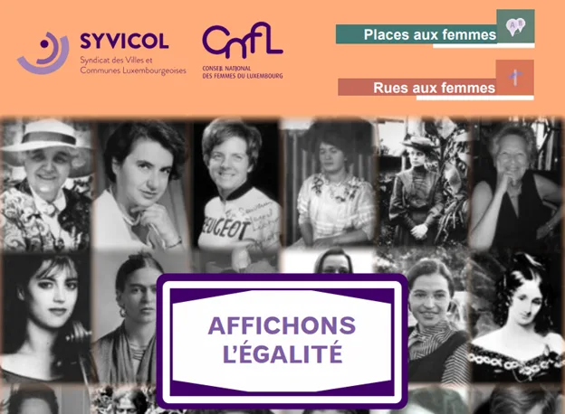 « Affichons l&rsquo;égalité » – Action symbolique dans le cadre de la Journée internationale des femmes 2025