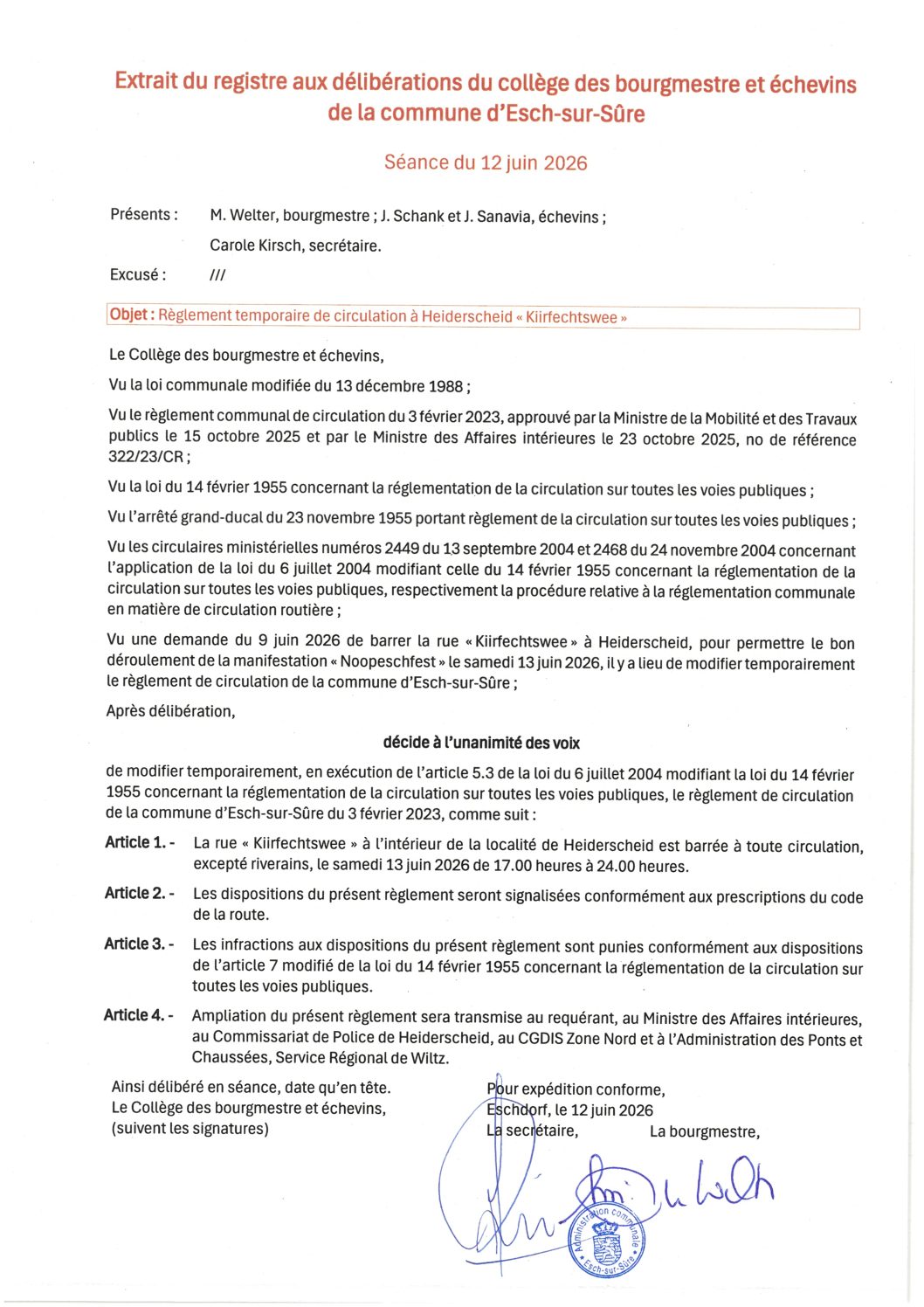 2026.06.12_Règlement temporaire de circulation à Heiderscheid (Kiirfechtswee) du 13.06.2026