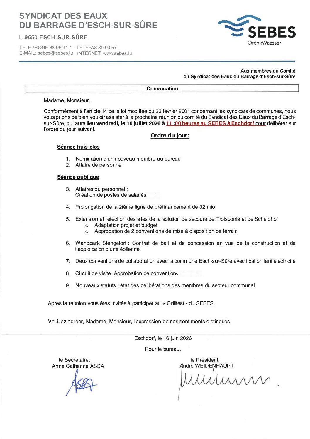 2026.06.24_Convocation comité SEBES - Réunion du 10.07.2026